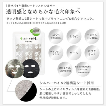 【30%OFF】青パパイヤ酵素シートマスク3種キット 04