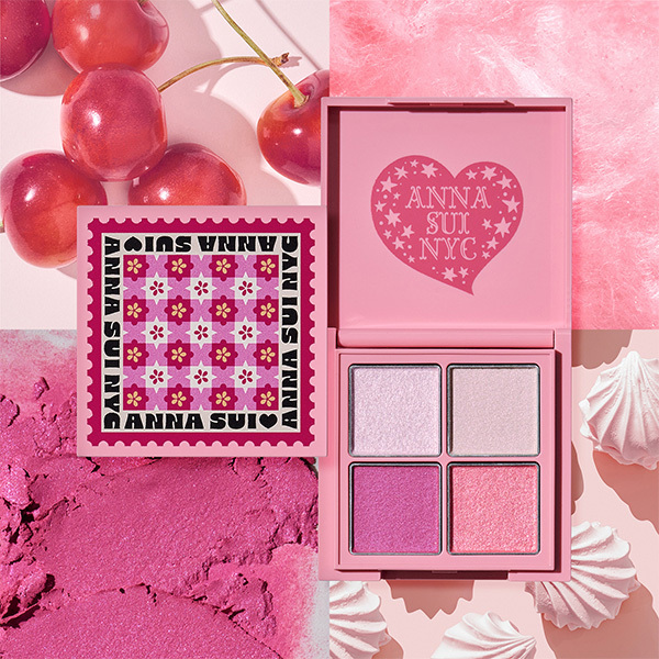 アナスイANNA SUI アイシャドウチークリップハイライトパレット 4点セット 4 カラー パレット / アナ スイ(パウダーアイシャドウ, メイクアップ