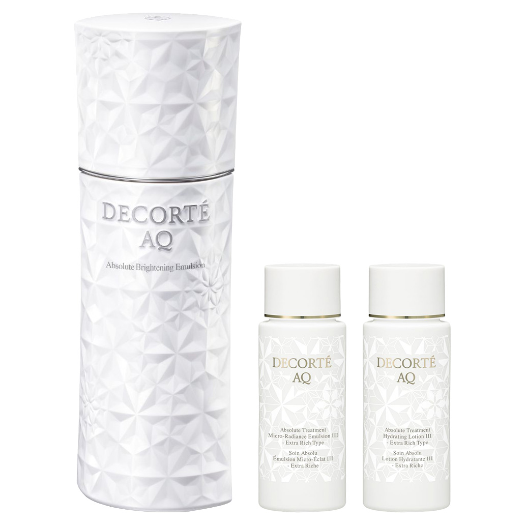 【9/27以降順次発送】AQ アブソリュート エマルジョン ブライト キャンペーンキット / 200mL、30mL、30mL