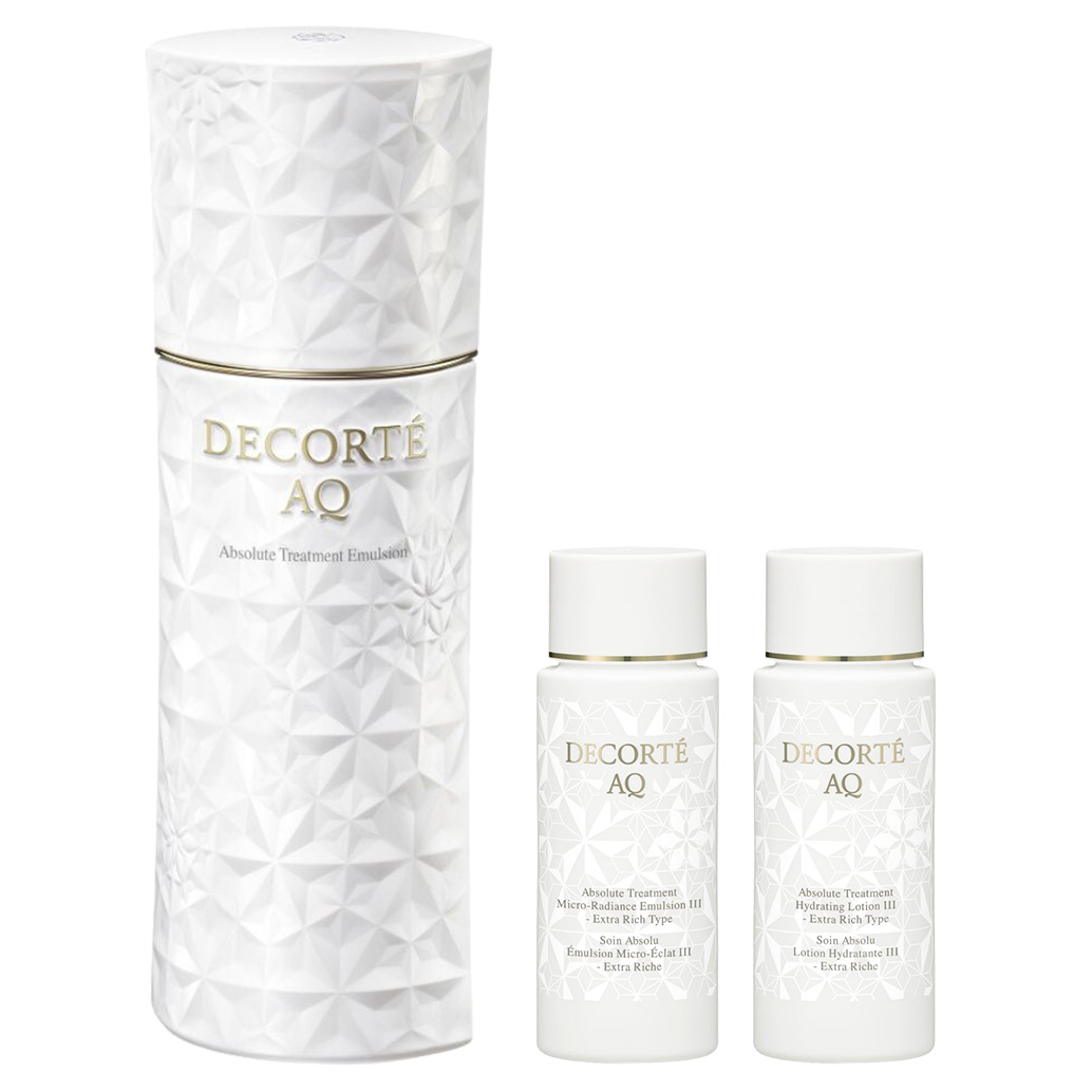 【9/27以降順次発送】AQ アブソリュート エマルジョン マイクロラディアンス キャンペーンキット / 200mL、30mL、30mL / III エクストラリッチタイプ(より濃密な使用感)