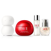スキンパワー リニュー エアリークリーム コフレ 2026 ホリデーコレクション (フェイスケアツールセット) / 80g、30ml、10ml、1個、1個