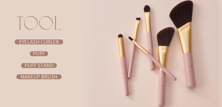 TOOL EYELASH / CURLER PUFF PUFF STAND MAKEUP BRUSH