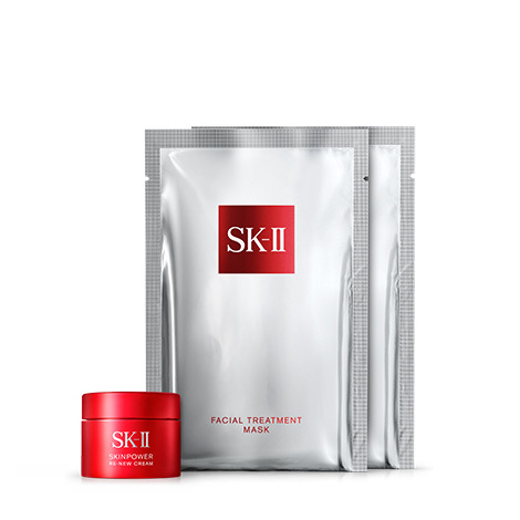 SK2_スキンパワーリニュークリーム ファーストトライアルキット_美容クリーム15g+美容マスク2P